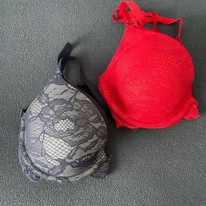 Lot of 2 Biofit Demi uplift 34C Bra